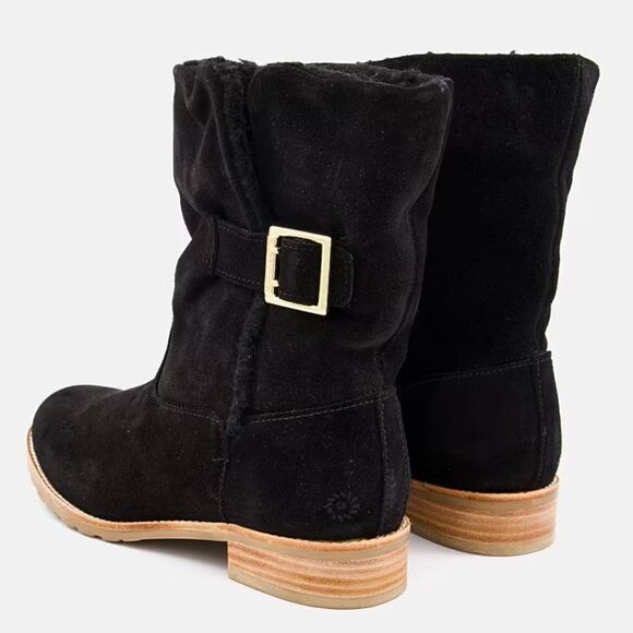 BRAND NEW JACK ROGERS SADIE SHERPA FAUX SUEDE SHEARLING LINED BOOTIES - Picture 16 of 16